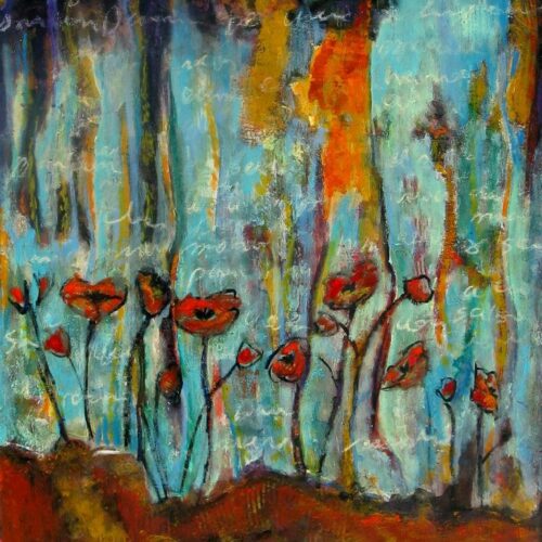 La libertad de las amapolas (70x 50 cm)