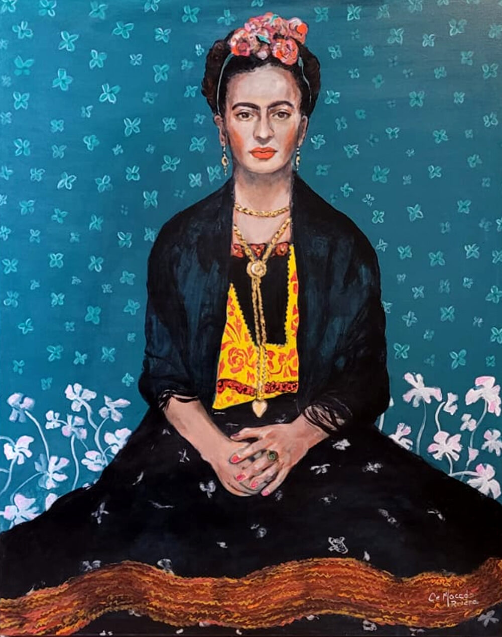 Homenaje/Frida (100 x 80 cm)