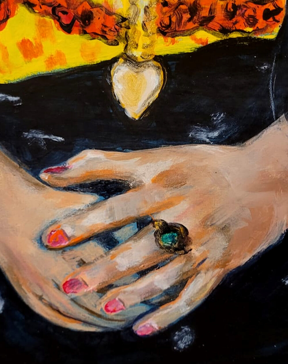 Homenaje/Frida (100 x 80 cm) - Imagen 4
