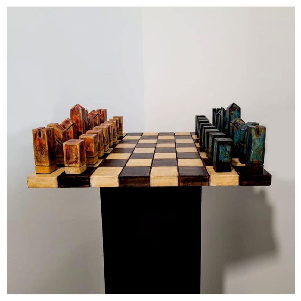Ajedrez II (tablero 60 x 60 cm) - Imagen 3
