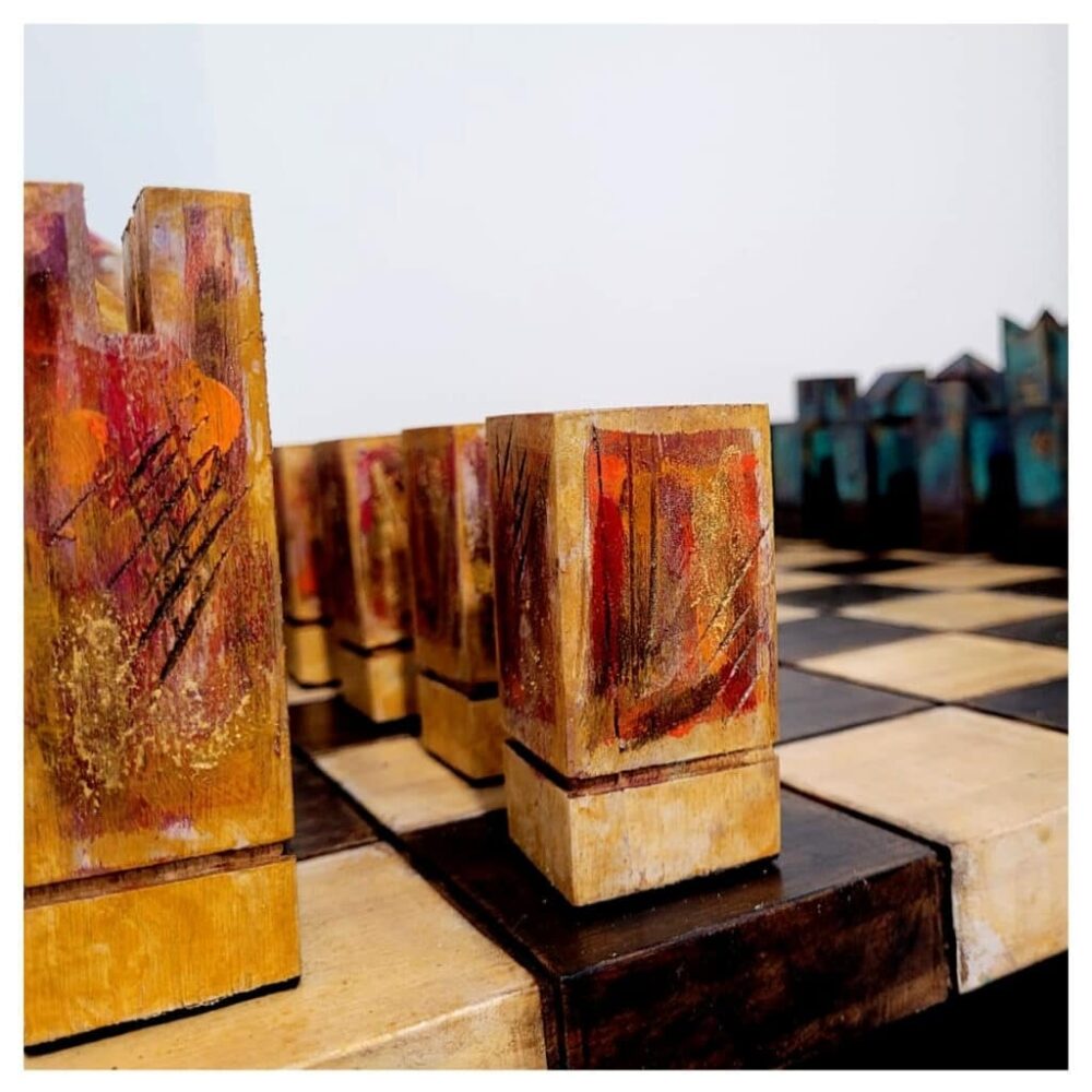 Ajedrez II (tablero 60 x 60 cm) - Imagen 2