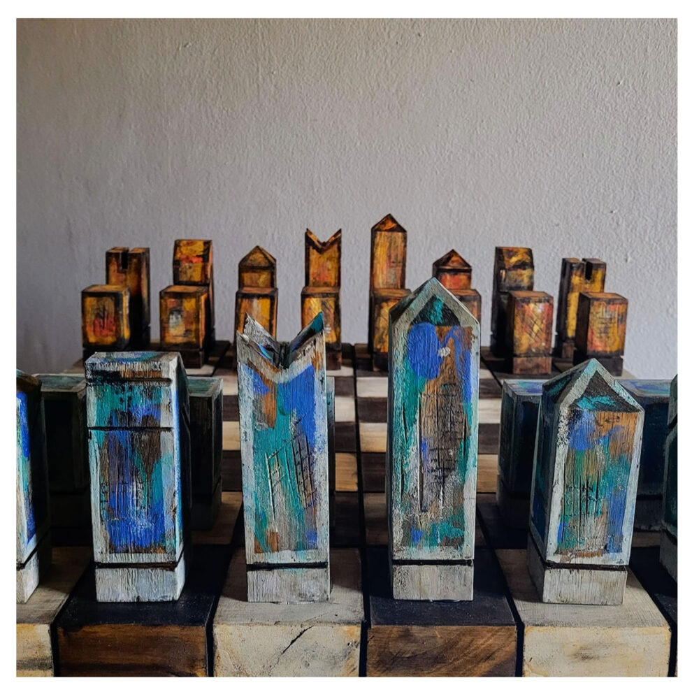 Ajedrez I (tablero 60 x 60 cm) - Imagen 3