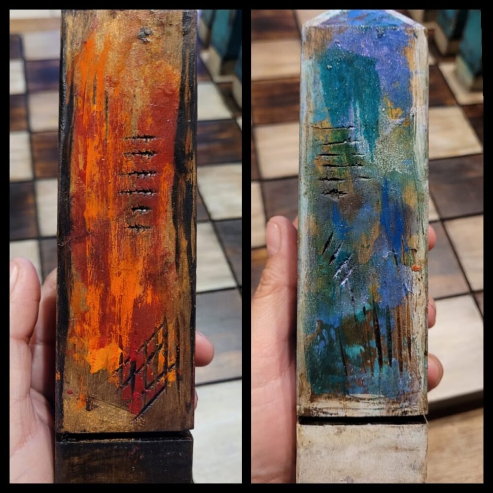 Ajedrez III (tablero 60 x 60 cm) - Imagen 2