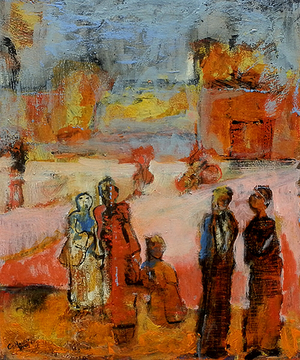 Extranjeros (50x40cm)
