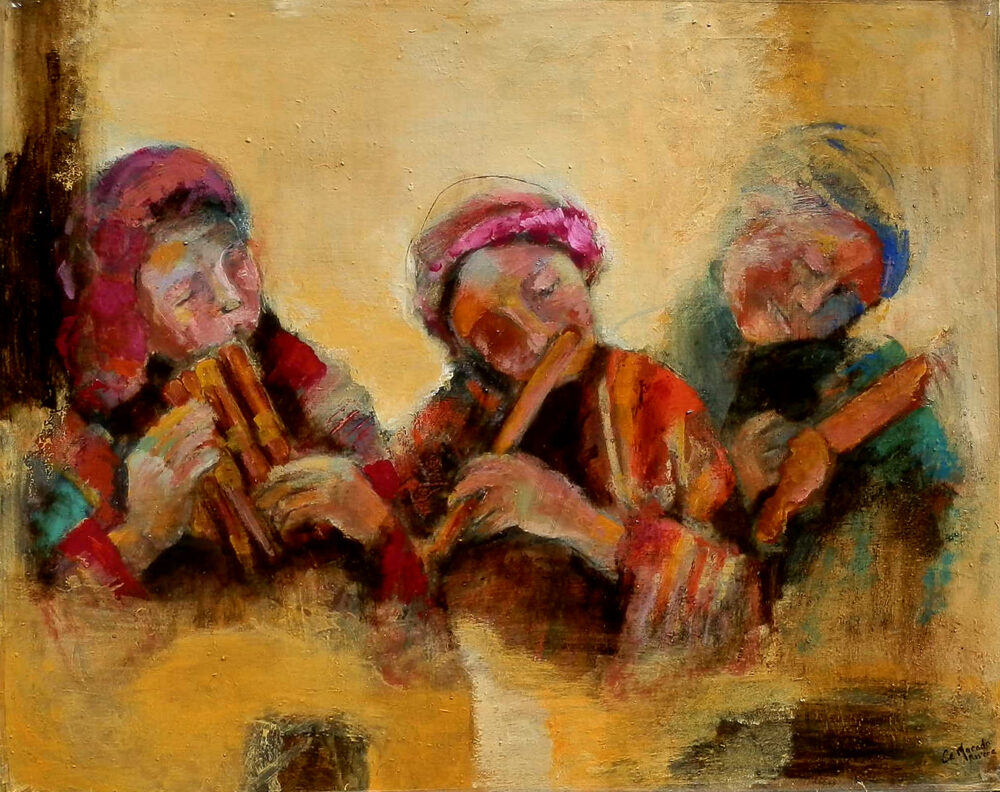 Músicos II (100 x 80 cm)