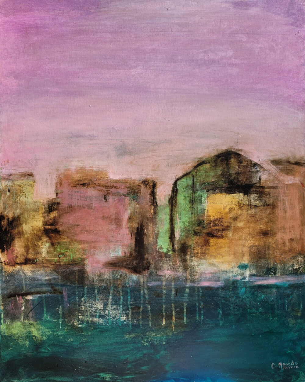 Cielo rosa (100 x 80 cm)