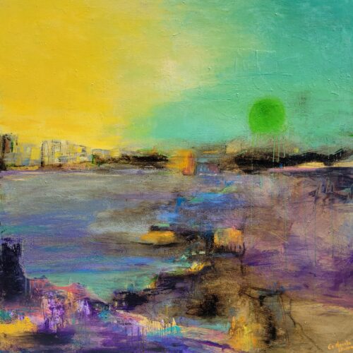 Todos los soles (100 x 100 cm)